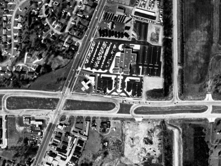 Mt Clemens Drive-In Theatre - Aerial - Photo From Terraserver (newer photo)